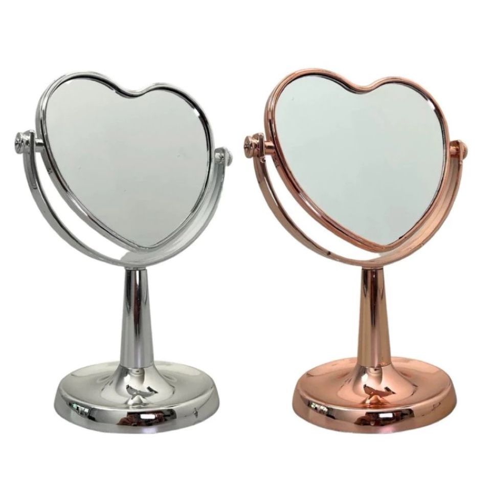 Espelho de Mesa Dupla Face com Formas Diferentes em Oferta na Shopee