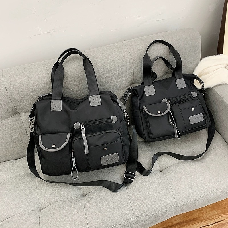 Bolsa de Viagem Grande Nylon Feminina Masculina Impermeável Portátil com Alça de Ombro