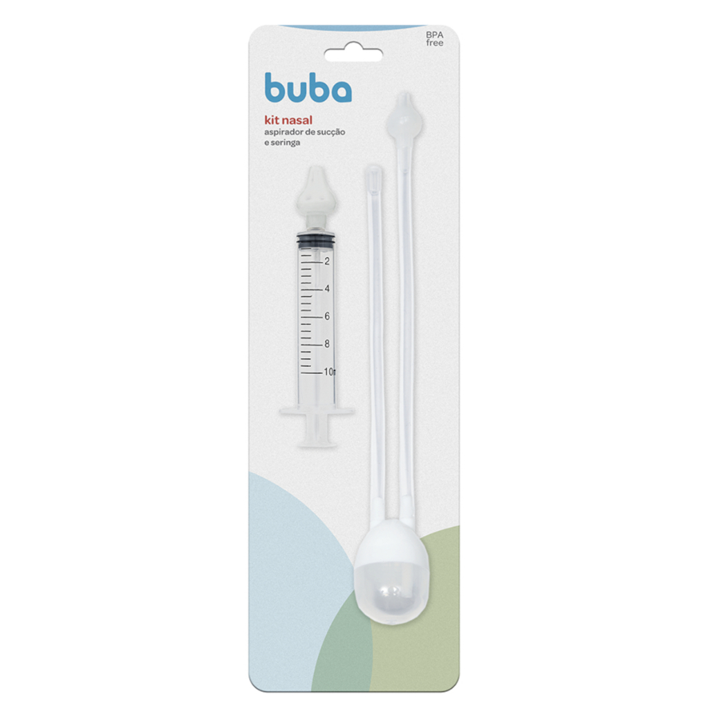 Aspirador nasal de sucção e seringa - Buba em Oferta na Shopee