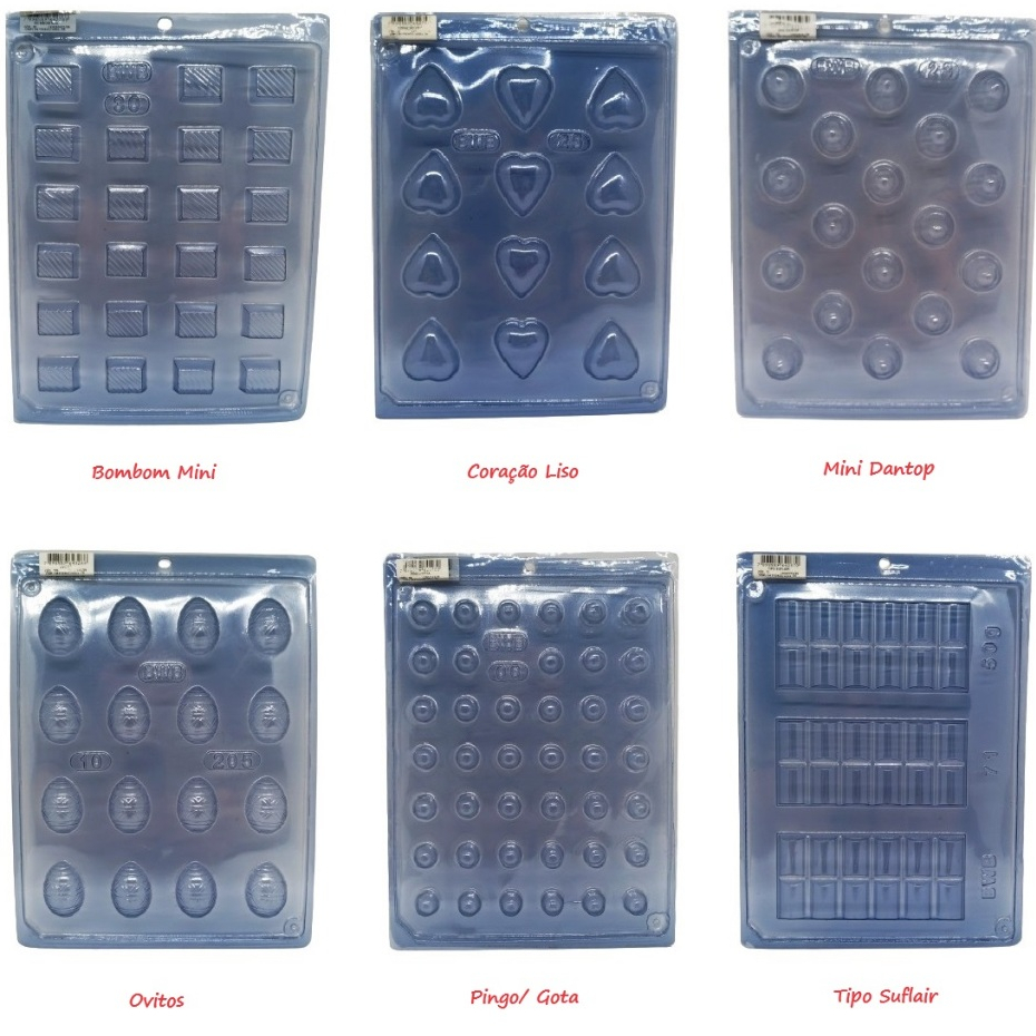 Forminha Molde em Acetato para Bombom Chocolate 1 Unidade em Oferta na Shopee