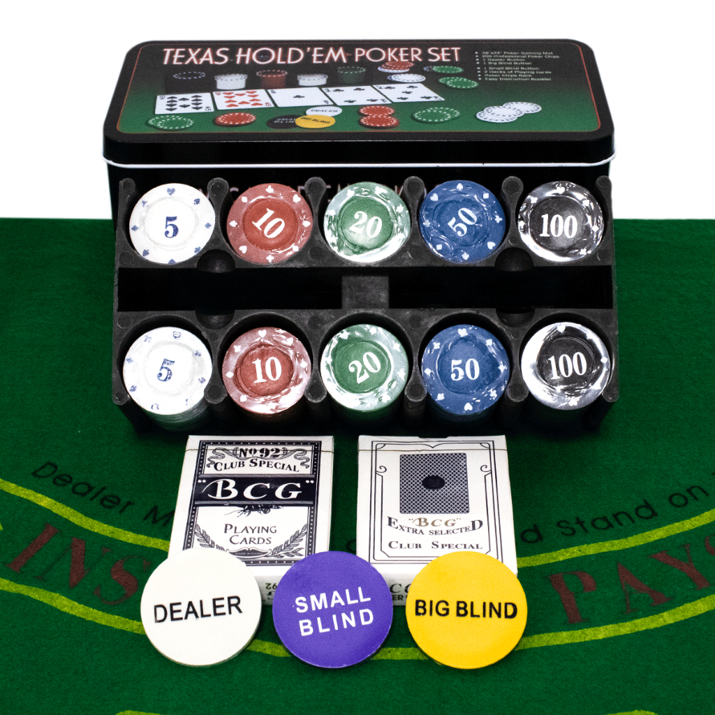 200 Fichas Kit Poker Profissional Completo Texas Holdem Completo Jogo Com Baralho Promoção