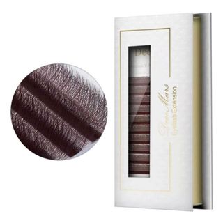 Cílios Decemars  Marrom Brasileiro Yy Espessura 0.07mm unitário e kits em Oferta na Shopee