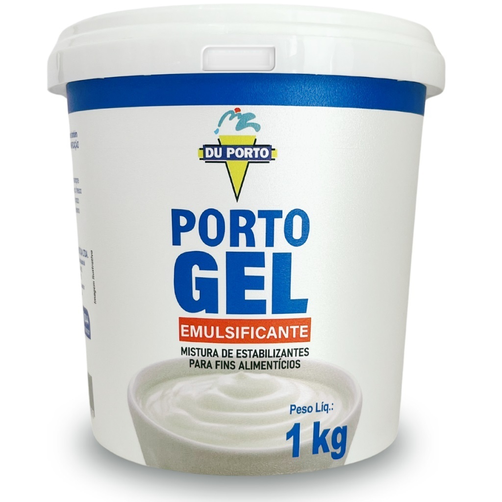Porto Gel Emulsificante Para Bolo Massas Sorvete Confeitaria - Du Porto - 1kg em Oferta na Shopee