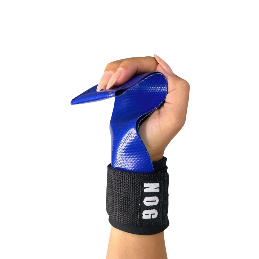 Hand grip strap tala duo lion preto black blue musculação academia crossfit Lpo Pull UP Luva Palmar
