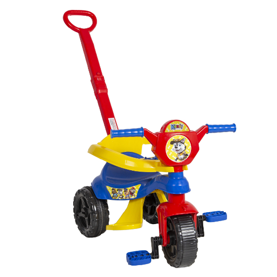 Motoca + Game Aplicativo 3D - Triciclo Completo Reforçado C/Pedal Apoio Empurrador Velotrol - QUEEN SHOP em Oferta na Shopee