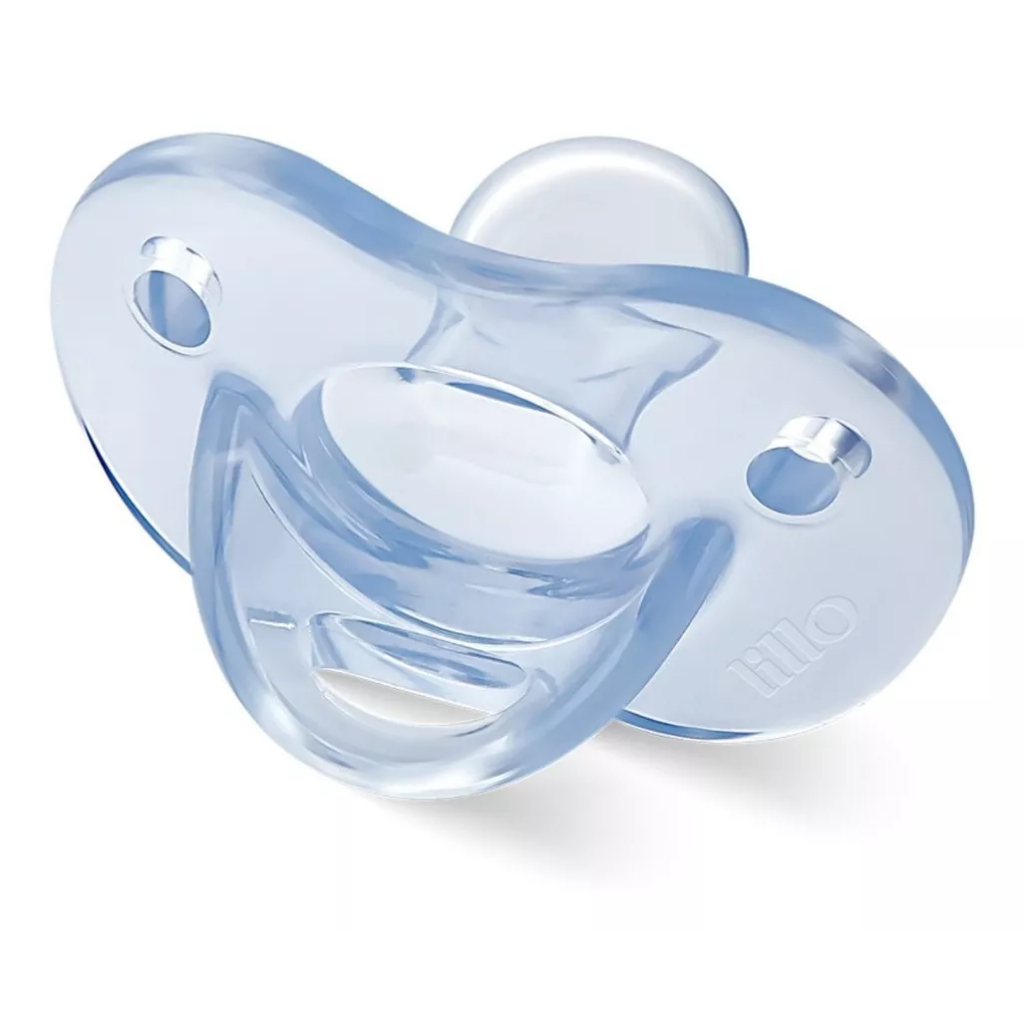 Chupeta Bebe Soft Calming 100% Silicone Azul 0-6M - Lillo