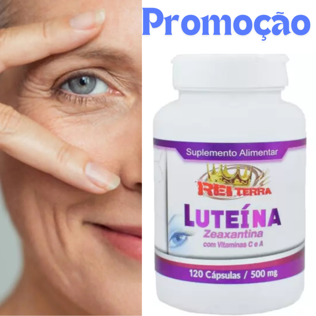 Luteína e Zeaxantina 500mg 120 cápsulas.