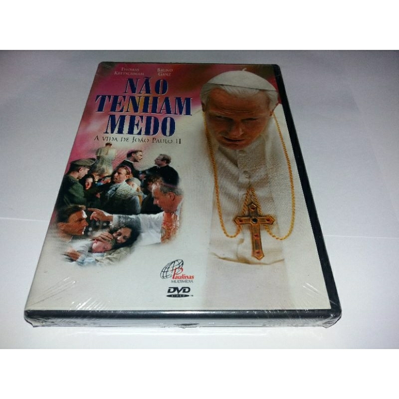 Dvd - Nao Tenham Medo : A Vida de Joao Paulo II - 2007 - Dublado - Lacrado