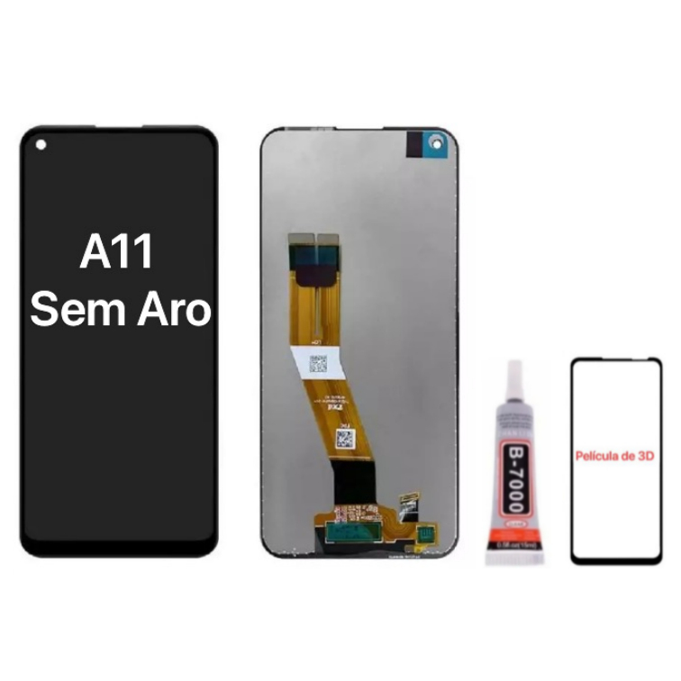 Tela Display Frontal Touch Lcd Compatível Galaxy A11 A115 Sem Aro E Com Aro — imagem 2 de 2