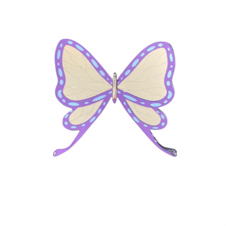 Ornamento de cabelo - Presilha Borboleta Cosplay anime Kimetsu no Yaba Demon Slayer - Shinobu -  clipe de fantasia em Oferta na Shopee