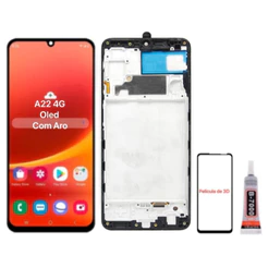 Frontal Touch Lcd Display Tela Compatível Galaxy A22 4G A225F A225F/DS Incell / Oled