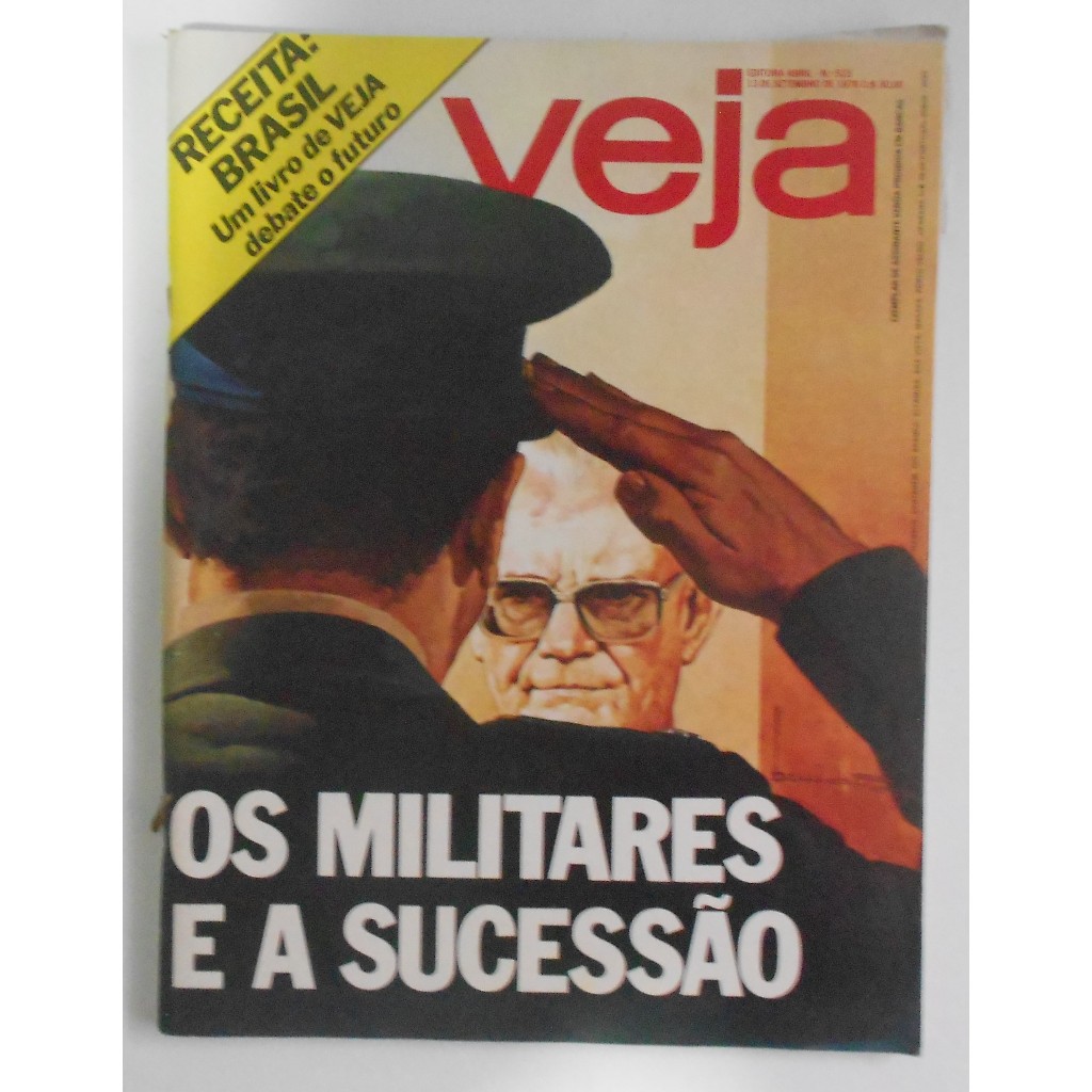 Revista Veja Nº 523 OS MILITARES E A SUCESSAO