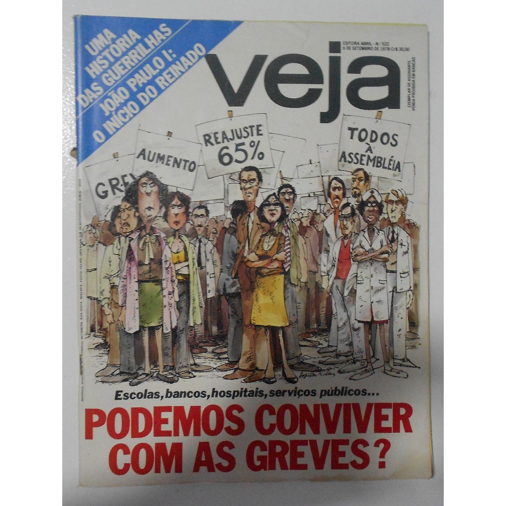 Revista Veja Nº 522 PODEMOS CONVIVER COM GREVES?