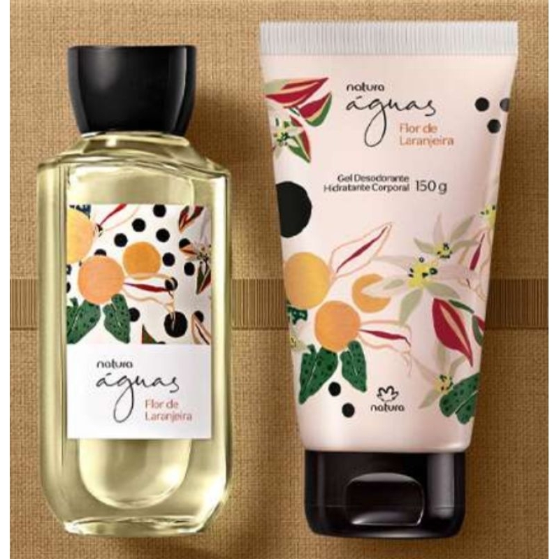 Flor de Laranjeira - Kit - Desodorante Colônia Feminino - 170 ml + Gel Hidratante Corporal - 150 g - Águas - Natura