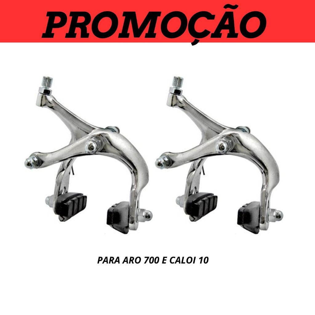 Freio Para Speed Ferradura Garrinha de Alumínio Side Pull  ARO 700 E CALOI 10 speed