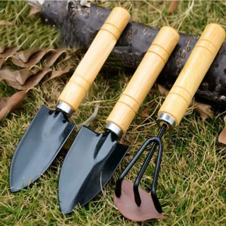 Kit 3 Peças Conjunto Ferramentas Jardinagem Jardim Horta em Casa Plantas em Oferta na Shopee