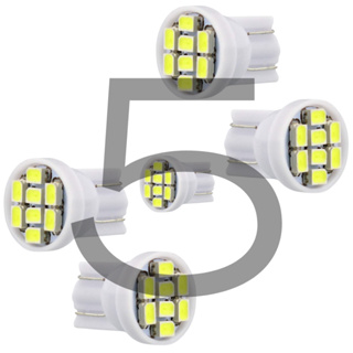 5 Lampadas T10-8 Leds Branca  Pingo Cg Titan Fan Xr Biz Yb em Oferta na Shopee