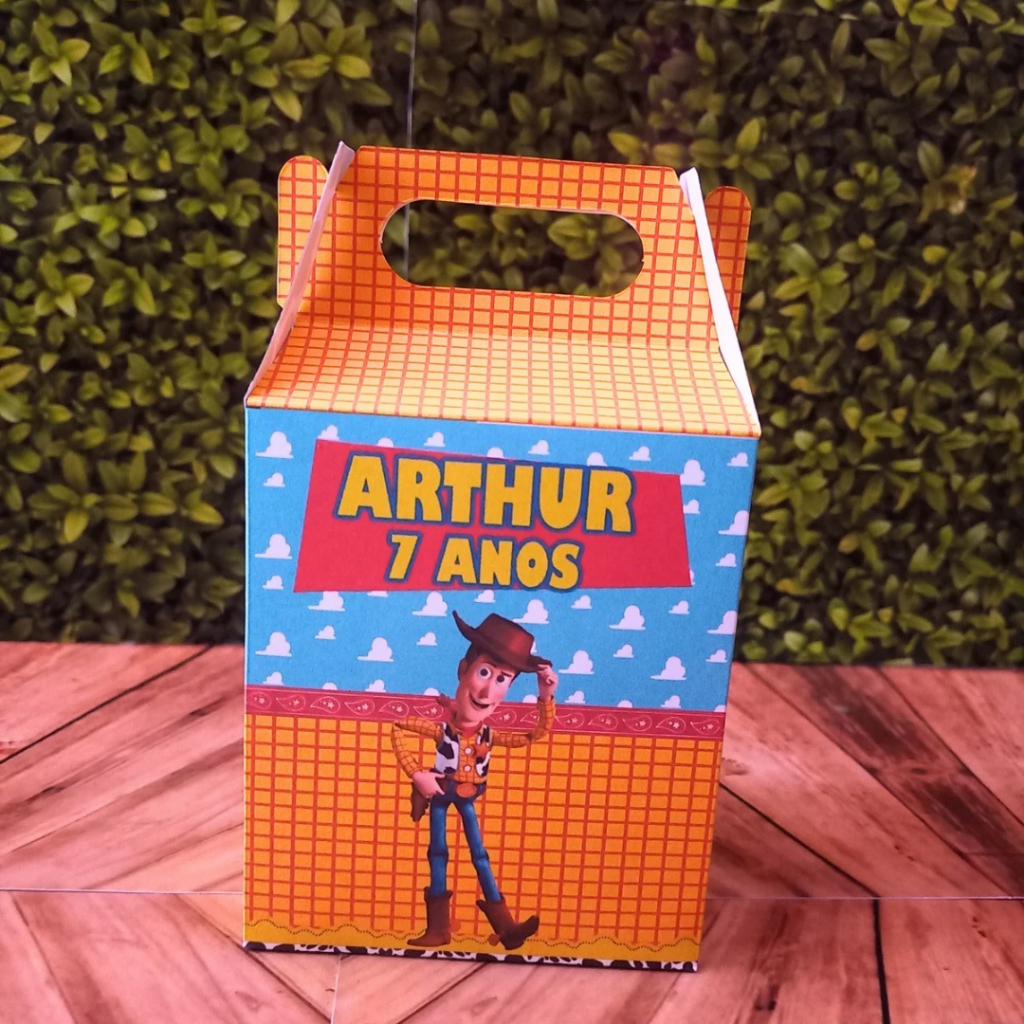 20 Caixinha Surpresa Personalizadas Para Festa Toy Story Maleta Personalizada em Oferta na Shopee