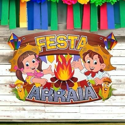 Painel De festa junina Festa de São João Arraiá cod 60.25 107.1 (CHOCO)