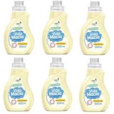 Kit 6 Amaciante de Roupa De Criança Bebe Vida Macia Camomila 500ml
