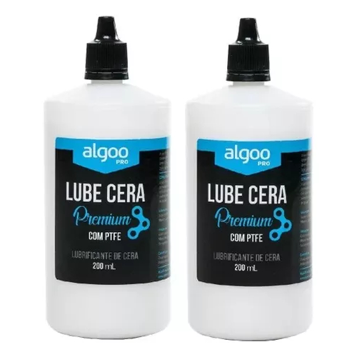 KIT COM 2 Lubrificante Algoo Lube Óleo Cera Corrente 200ml Promoção Bike PAR (cx Com 2 Und) em Oferta na Shopee