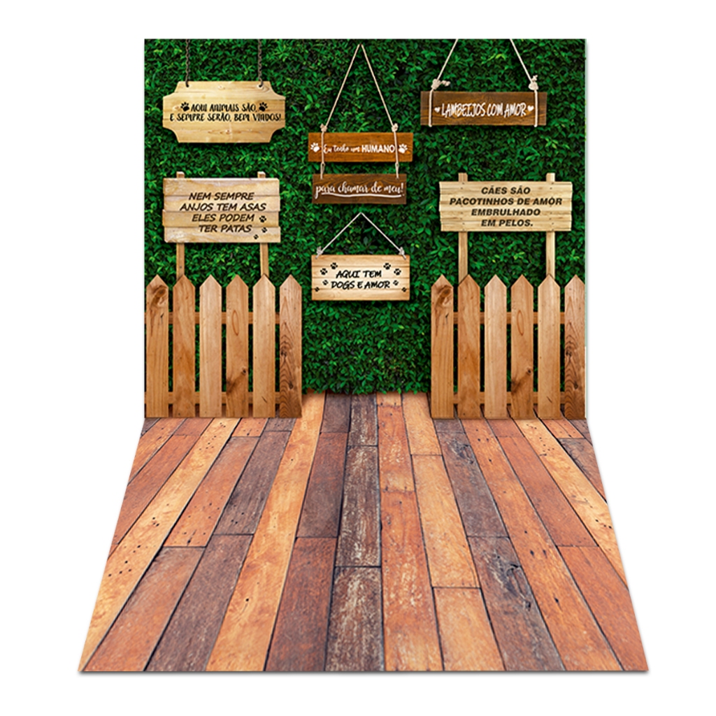 Fundo Fotográfico Espaço Pet Shop em Tecido PN-0608