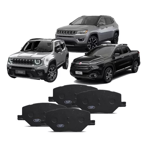Jogo Pastilha Freio Dianteira Jeep Renegade Compass Toro ECO1552