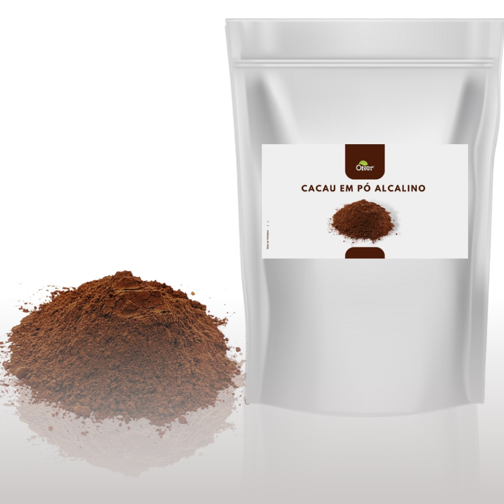 Cacau Em Pó Alcalino 100% Natural 1 Kg - Oner em Oferta na Shopee