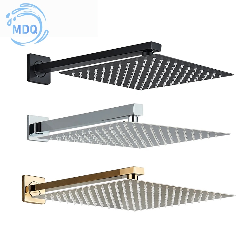 Chuveiro Ducha Inox 304 Quadrado 20/25/30Cm Com Braço Na Parede Instalar em Oferta na Shopee