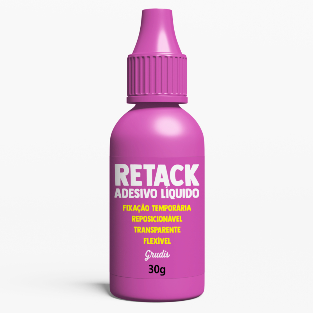 Retack Adesivo Líquido Com Gotejador Para Base De Corte