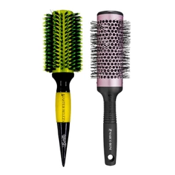 Escova Cerda Dupla + Vazada Térmica Profissional