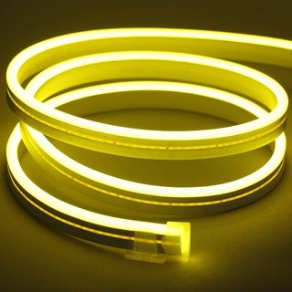 Fita De Led Neon Amarelo Limão Com 5 Metros 12V Bivolt Flexivel Resistente A Agua Com Ou Sem Fonte em Oferta na Shopee