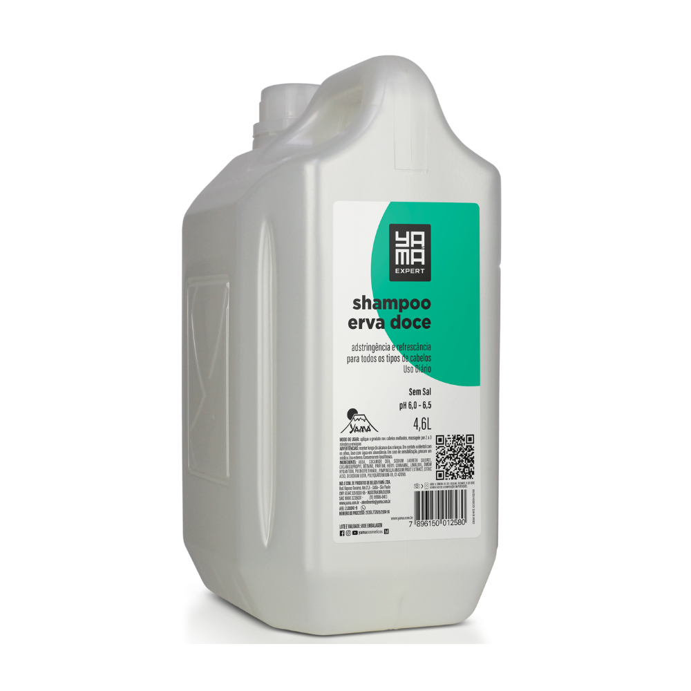 Shampoo Yama Erva Doce Galao 4,6L