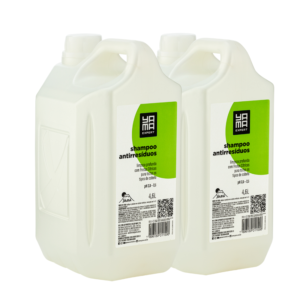Kit C/2 Shampoo Anti-Resíduos  4,6L Yamá em Oferta na Shopee