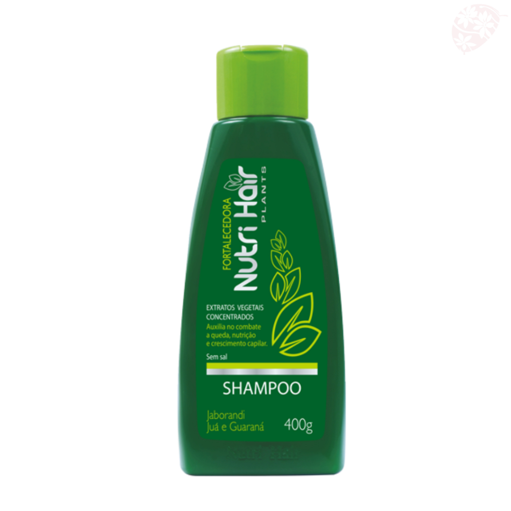 Shampoo Antiqueda Jaborandi, Juá e Guaraná Nutri Hair Fortalecedora 400ml