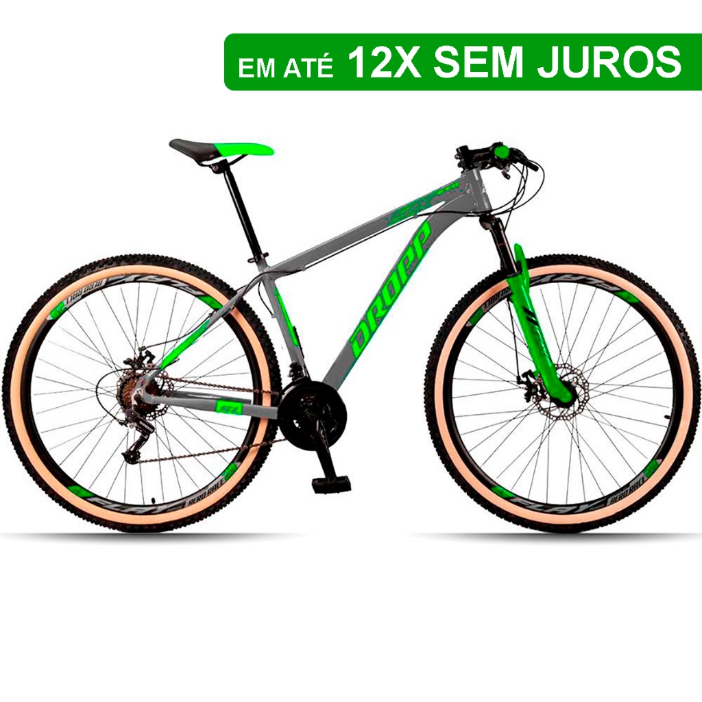 Bicicleta 29 Dropp SX EVO 21V Câmbio Shimano Freio a Disco Edição Limitada