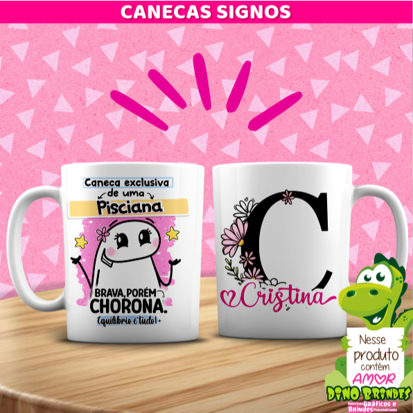 Imagem Caneca Signos Peixes | Pisciana