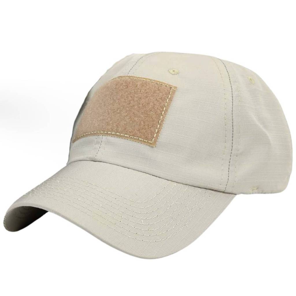 Boné Tático Militar Tan Rip Stop Patch FAB FEB PRF Operacional Cap Bege Claro PRF Uniforme