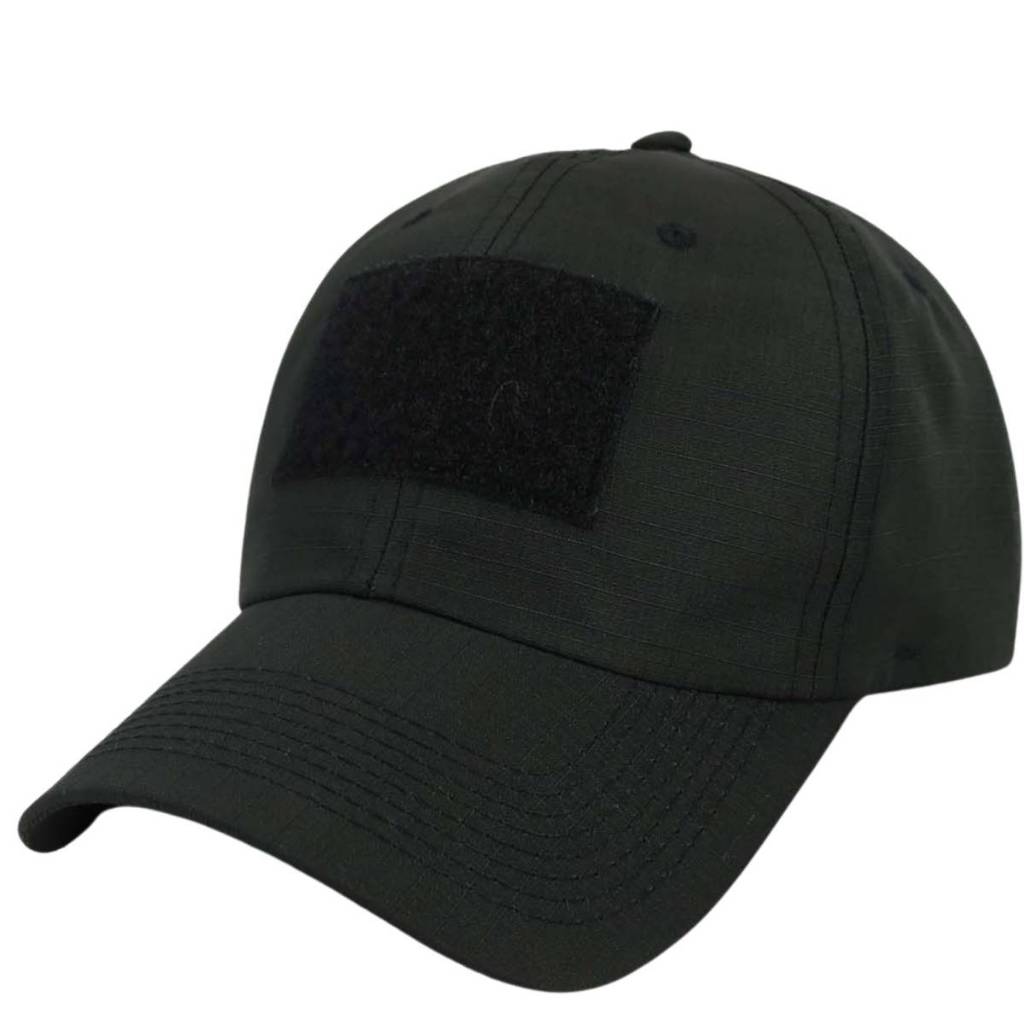 Boné Tático Militar Preto Patch Vigilante Segurança Operacional Rip Stop Ajustável Regulável FAB FEB