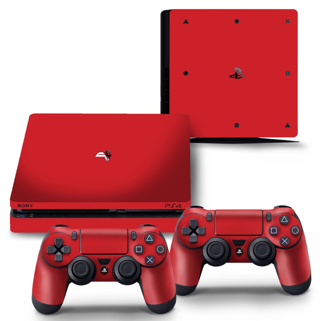 Skin PS4 SLIM Adesivo Colorido Premium - unidade - Playstation 4 SLIM