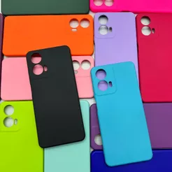 Capa para Motorola Moto G24 / G24 Power - Capa + Pelicula 3D ou Só 1 Capinha Aveludada Case