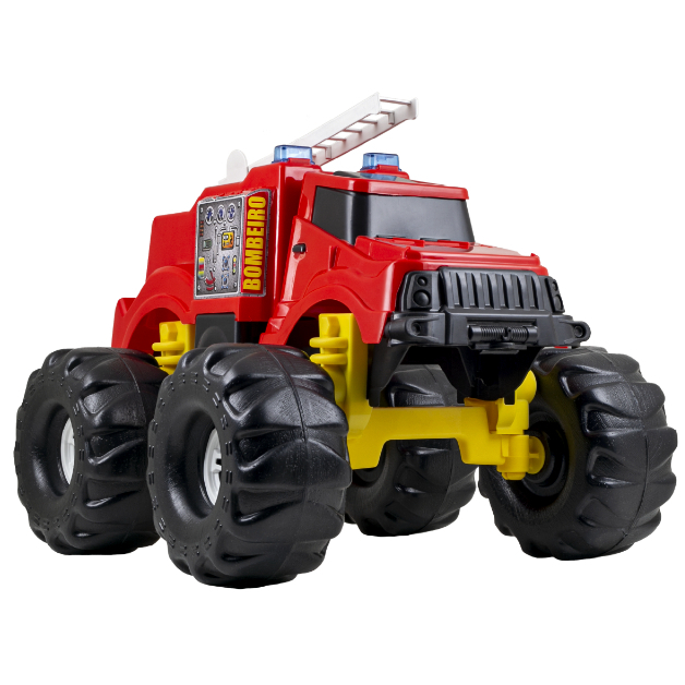 Caminhão Carro Brinquedo Bombeiros Extreme Grande e Realista 40cm Cert Inmetro em Oferta na Shopee