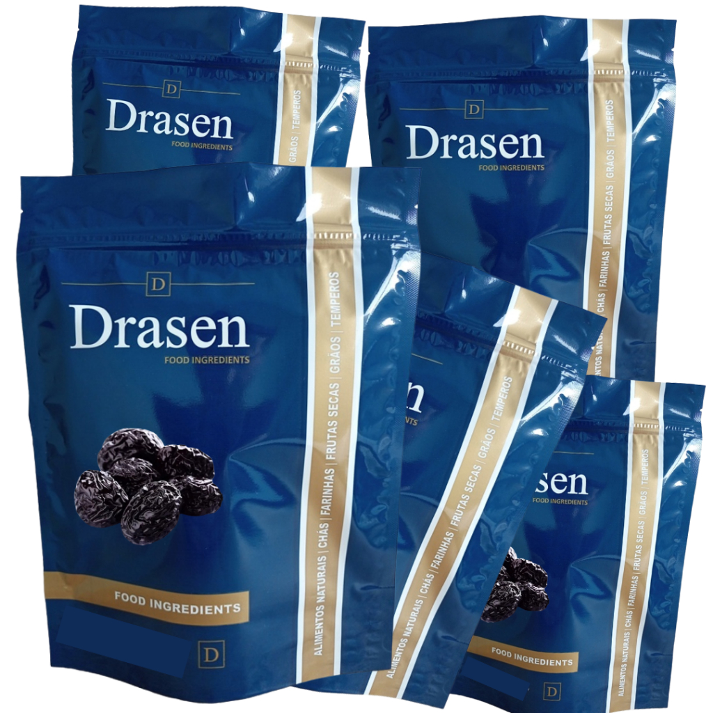 Kit 5kg Ameixa Seca Com Caroço - Drasen Food