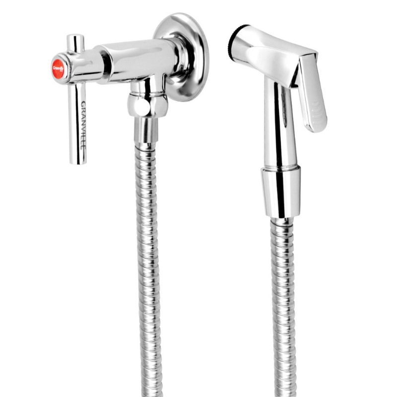 Ducha Higienica 1/4 De Volta Em Metal Luxo C80 Granville