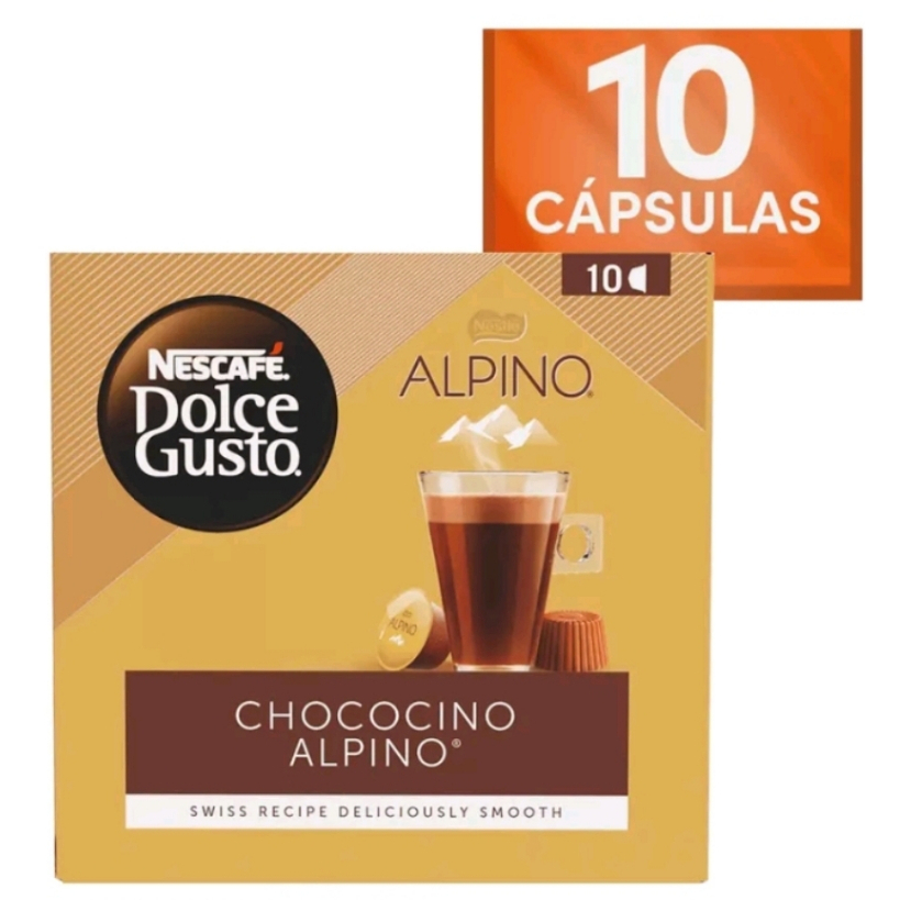 Cápsulas de Café Dolce Gusto ALPINO CHOCOCINO Caixa 10 Unidades