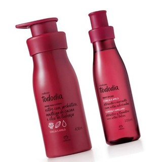 Conjunto Tododia Cereja e Avelã BODY SPLASH + HIDRATANTE NATURA