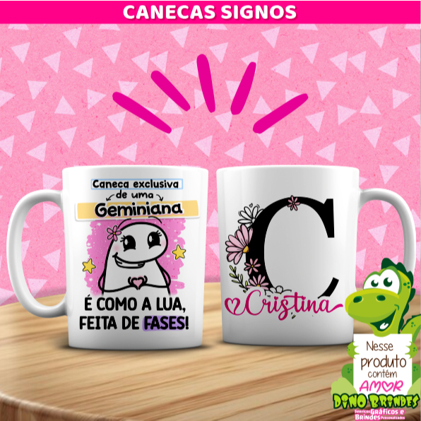 Imagem Caneca Flork Signos Gêmeos - Caneca Geminiana