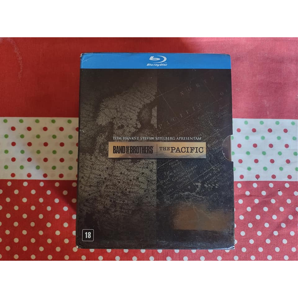 Band Of Brothers + The Pacific - Box Bluray 12 Discos Edição Nacional Tom Hanks e Stephen Spielberg