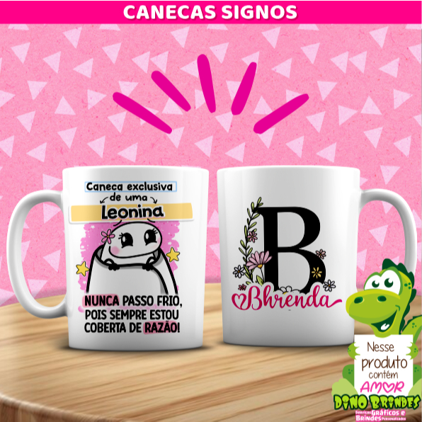 Imagem Caneca Flork Signos Leão - Caneca Leonina