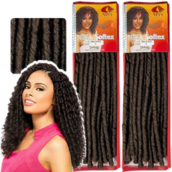 Kit 2 Pacotes Cabelo Nina Softex Original Crochet braid